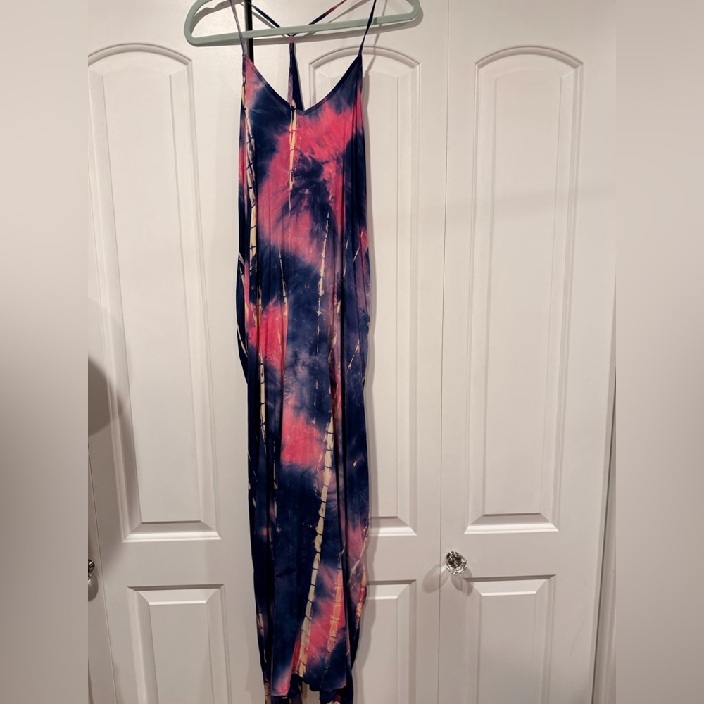 Lovestitch Multicolor tie‎ dye Flowing Dress s/m